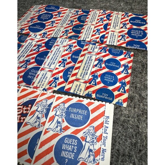Vintage Cracker Jack Toy Surprise Wax Paper Wrappers - Picture 2 of 5